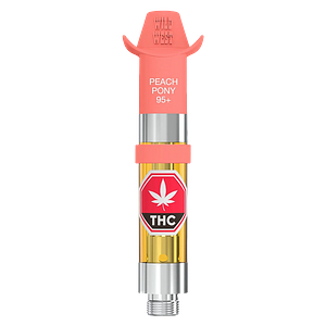 Wild West - 95+ Peach Pony Liquid Diamonds 510 Thread Cartridge