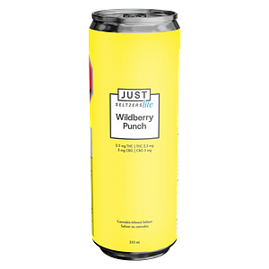 Just Seltzers Lite - Wildberry Punch 2.5 THC + 5 CBG Seltzer
