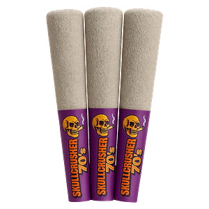 Skullcrusher 70's by RAD - Quad Diamond Infused Pre Roll - Iced Raspberry