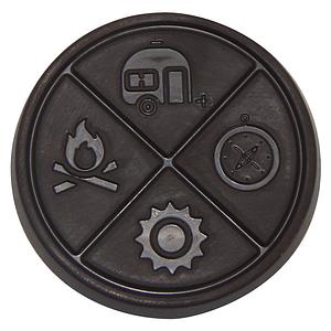 The Hazy Camper - Hazy Mint Thc Organic Dark Chocolate