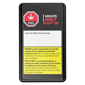 Adults Only - Lime Licker NSFW Liquid Diamond 510 Thread Cartridge image 2