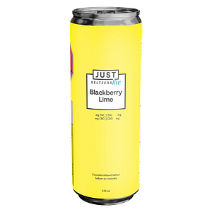 Just Seltzers Lite - Blackberry Lime 2.5 THC + 5 CBG Seltzer