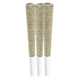 Frootyhooty - Poppin Peach Distillate + Live Rosin Infused Pre Roll