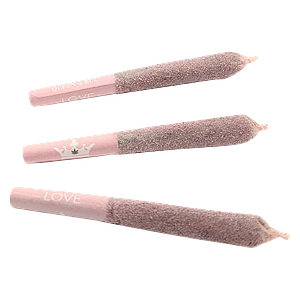 Queen of Bud - Rose Quartz Infused Rose Diamond Coated Pre Roll