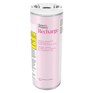 Sense & Purpose - Recharge Orange Pineapple Passionfruit Sparkling Water Juice