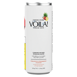 Voila! - Pineapple & Strawberry Cannabis-Infused Sparkling Water