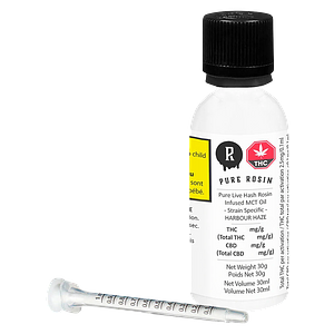 Pure Rosin - Pure Live Hash Rosin Infused MCT Oil - HARBOUR HAZE
