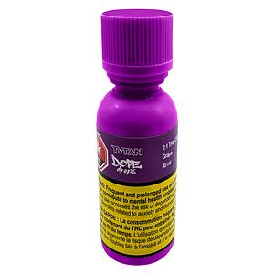 TYTAN Dope Drops - 2:1 THC:CBN Chill Drops - Grape