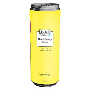 Just Seltzers Lite - Blackberry Lime 2.5 THC + 5 CBG Seltzer