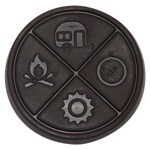 The Hazy Camper - Black Forest Thc Organic Dark Chocolate