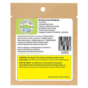 Weathered Islands Craft Cannabis - BC West Coast Feminized Seed Multi Pack
