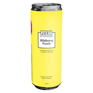 Just Seltzers Lite - Wildberry Punch 2.5 THC + 5 CBG Seltzer image 1