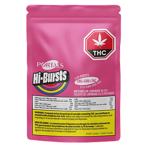 Portals Hi-Bursts - Watermelon Lemonade Bliss 2:1:1 Cbg:Cbd:Thc